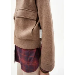 ARMEDANGELS - Women's Joaniaas - Wolljacke Cinnamon Dust Melange Outlet