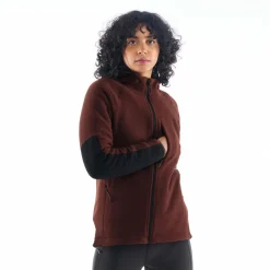 ARTILECT - Women's Supermoon Bio Hoodie - Fleecejacke Dark Slate / Black Online