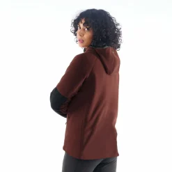 ARTILECT - Women's Supermoon Bio Hoodie - Fleecejacke Dark Slate / Black Online
