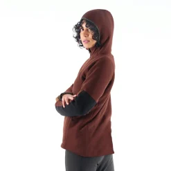 ARTILECT - Women's Supermoon Bio Hoodie - Fleecejacke Dark Slate / Black Online