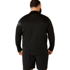 Asics - Icon L/S 1/2 Zip - Laufshirt Performance Black