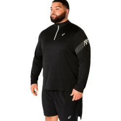 Asics - Icon L/S 1/2 Zip - Laufshirt Performance Black