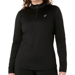 Asics - Women's Core L/S 1/2 Zip Winter Top - Laufshirt Performance Black Hot