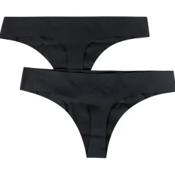 ATHLECIA - Women's Alax Seamless String 2-Pack - Alltagsunterwäsche Black Hot