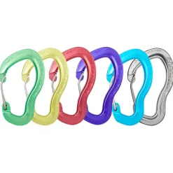 Sale AustriAlpin - Micro Wire 6er Set Alu - Schnappkarabiner Yellow,Blue,Red,Green,Purple,Grey