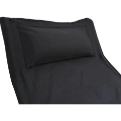 Clearance Basic Nature - Travelchair Ultralight High Rest - Campingstuhl Black
