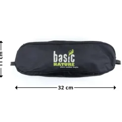 Basic Nature - Travelchair Ultralight Low Rest - Campingstuhl Black