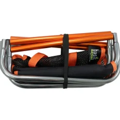 Basic Nature - Travelchair Klapphocker Compact - Campingstuhl Black / Orange Best