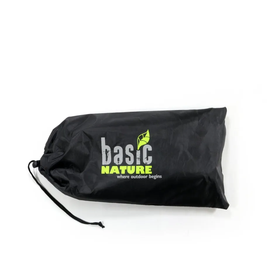 Basic Nature - Travelchair Klapphocker Compact - Campingstuhl Black / Orange Best