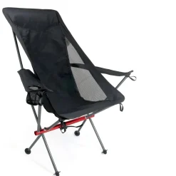 Basic Nature - Travelchair Ultralight Relax - Campingstuhl Black New