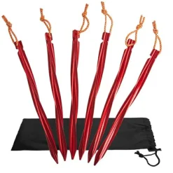 Basic Nature - Zelthering Y-Stake Spiral - Zelthering Red Clearance