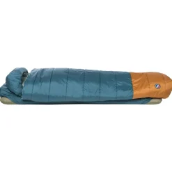 Sale Big Agnes - Echo Park 35 - Kunstfaserschlafsack Tapestry / Brown Sugar