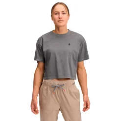 Sale - Women's Diamond Crop S/S Tee - T-Shirt Kletterbekleidung|T-Shirts