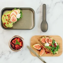 Best black+blum - Edelstahl Sandwich Box - Essensaufbewahrung