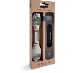 black+blum - Göffel Set aus Edlelstahl - Besteck-Set Edelstahl Hot