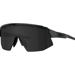 Best Bliz - Breeze Small S3 (VLT 14%) + S1 (VLT 55%) - Fahrradbrille Matt Black / Head Strap In Black