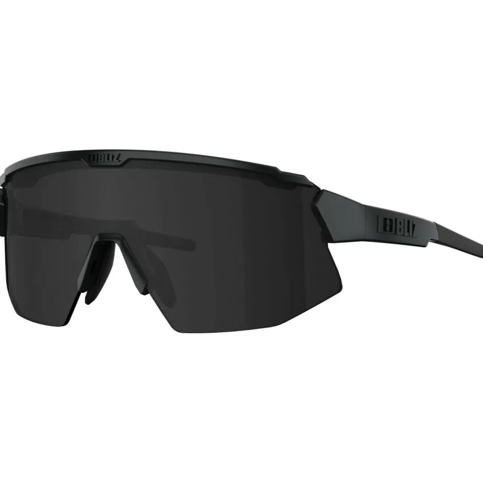 Best Bliz - Breeze Small S3 (VLT 14%) + S1 (VLT 55%) - Fahrradbrille Matt Black / Head Strap In Black