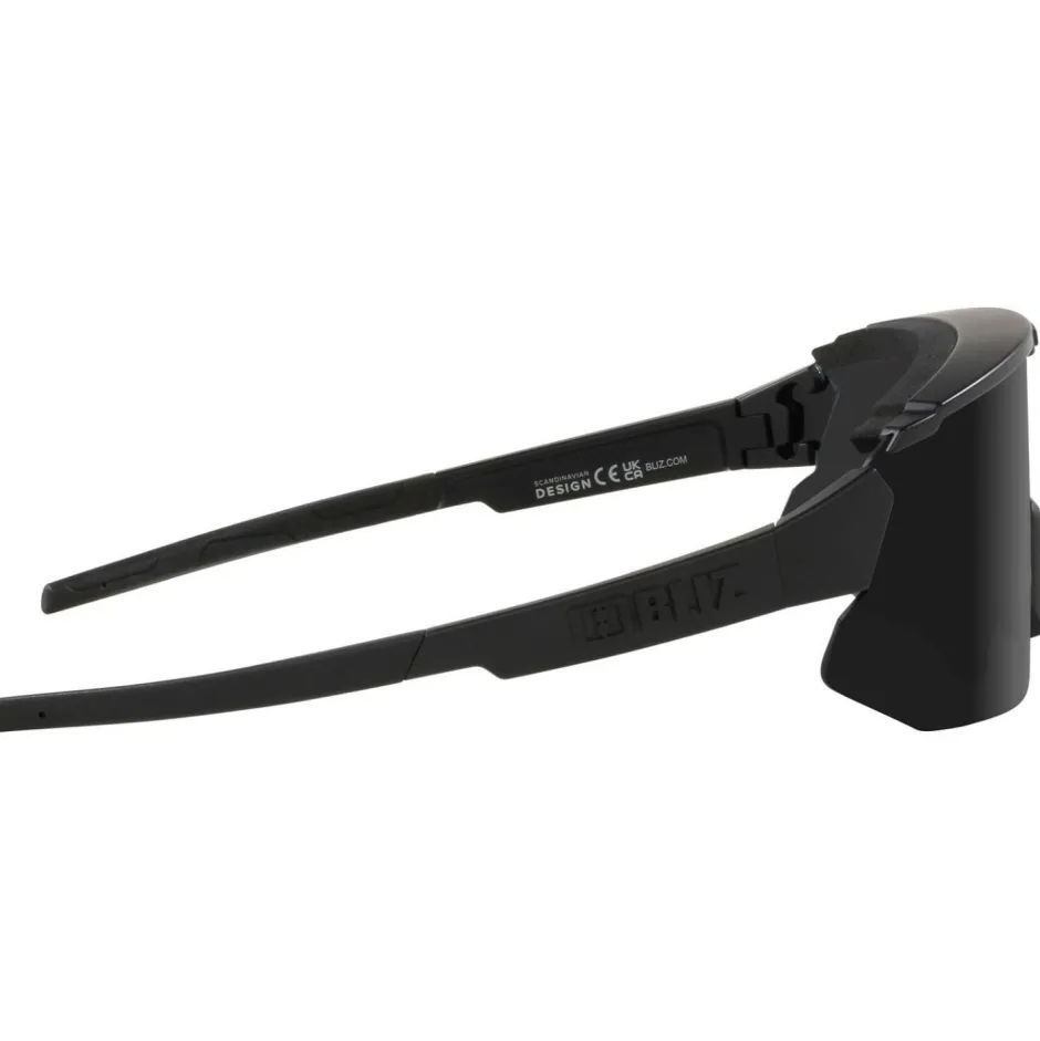 Best Bliz - Breeze Small S3 (VLT 14%) + S1 (VLT 55%) - Fahrradbrille Matt Black / Head Strap In Black