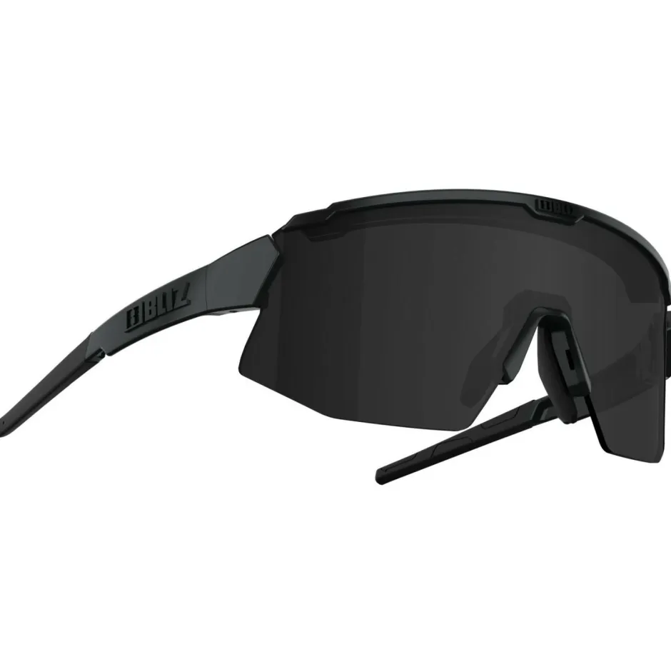 Best Bliz - Breeze Small S3 (VLT 14%) + S1 (VLT 55%) - Fahrradbrille Matt Black / Head Strap In Black