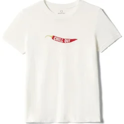 Brixton - Women's Chill Out Fitted Crew Tee - T-Shirt Off White Discount