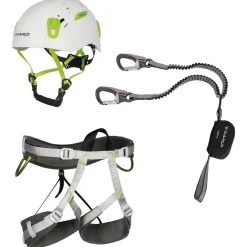 C.A.M.P. - Kit Ferrata Kinetic Rewind Energy Team - Kletterset White / Grey / Black Online