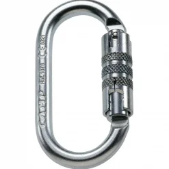 C.A.M.P. - Oval Pro 2 Lock - Stahlkarabiner Silver Best