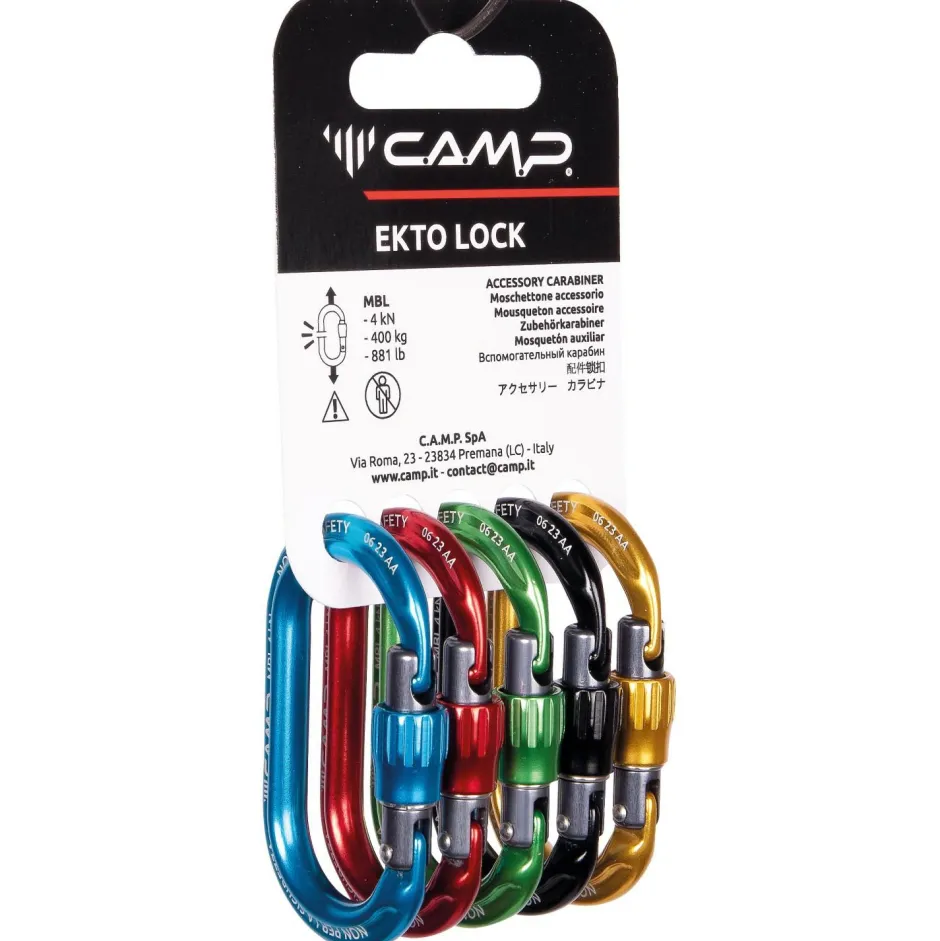 C.A.M.P. - Rack Pack Ekto Lock - Materialkarabiner Assorted Hot