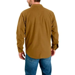 - Canvas Fleece-Lined Shirt Jacket - Hemd Shirts, Hemden & Longsleeves|Alltagsbekleidung