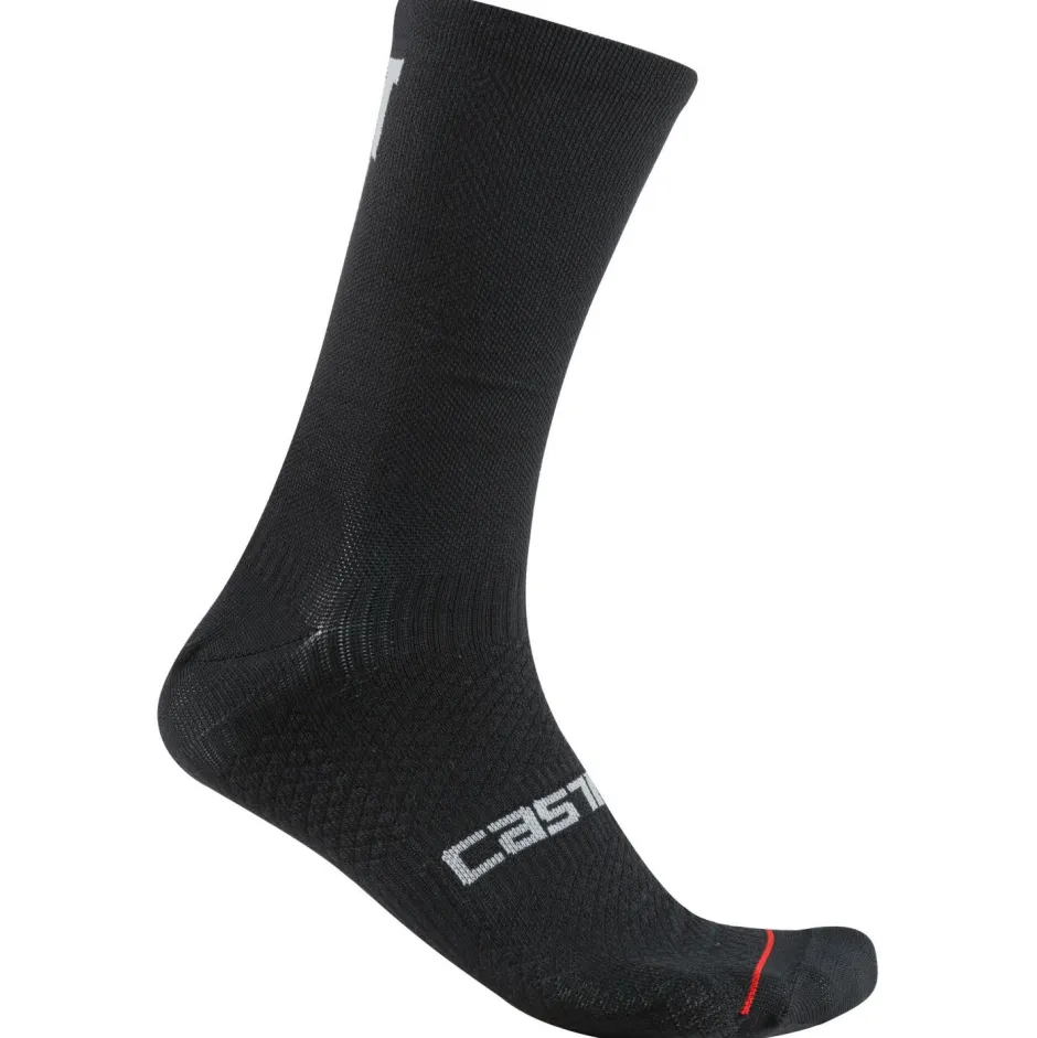 Castelli - Como 20 Thermal Sock - Radsocken Black Online