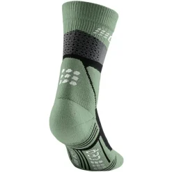 Clearance CEP - Women's Max Cushion Socks Hiking Mid Cut - Wandersocken Grey / Mint