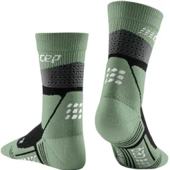 Clearance CEP - Women's Max Cushion Socks Hiking Mid Cut - Wandersocken Grey / Mint