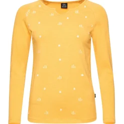 Chillaz - Women's Kalnik Forest and Flowers - Longsleeve Ochre Hot