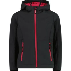 - Girl's Jacket Fix Hood Softshell - Softshelljacke Kinder Jacken|Wanderbekleidung