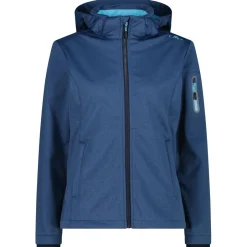 Hot - Women's Jacket Zip Hood Melange Softshell - Softshelljacke Wanderbekleidung|Jacken