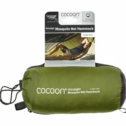 Cocoon - Ultralight Mosquito Net Hammock Single - Hängematte Olive Green / Black Sale