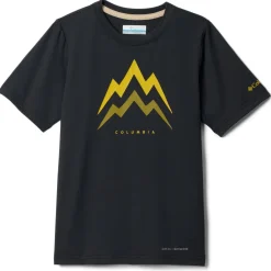 Best Columbia - Kid's Tech Trail Utility S/S Graphic Crew - Funktionsshirt