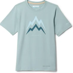 Best Columbia - Kid's Tech Trail Utility S/S Graphic Crew - Funktionsshirt
