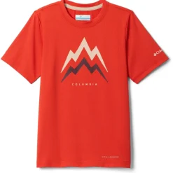 Best Columbia - Kid's Tech Trail Utility S/S Graphic Crew - Funktionsshirt