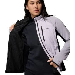 Columbia - Women's Arctic Crest Hybrid Full Zip - Fleecejacke Lavender Pearl / Black Discount