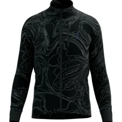 Clearance Compressport - Hurricane Windproof Jacket Aurora - Laufjacke Black / Aurora Camo Print