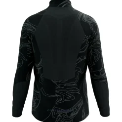 Clearance Compressport - Hurricane Windproof Jacket Aurora - Laufjacke Black / Aurora Camo Print
