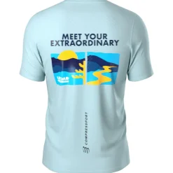 Compressport - Training S/S T-Shirt UTMB 2025 - Laufshirt Ice Flow Sale