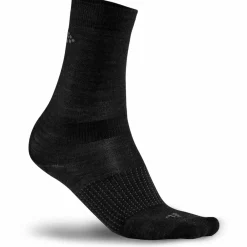 Craft - 2-Pack Wool Liner Sock - Multifunktionssocken Black Hot