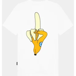 DEDICATED - T-Shirt Stockholm F Bananas - T-Shirt White New