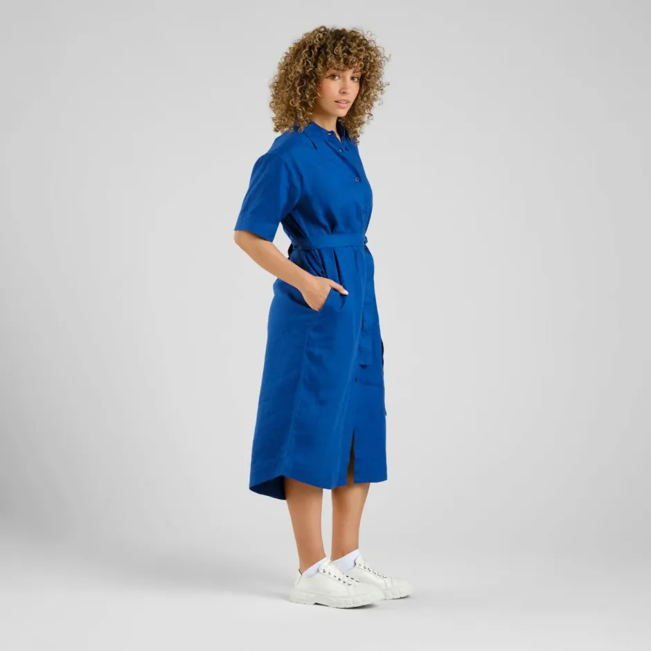 Sale - Women's Shirt Dress Ripa Linen - Kleid Alltagsbekleidung