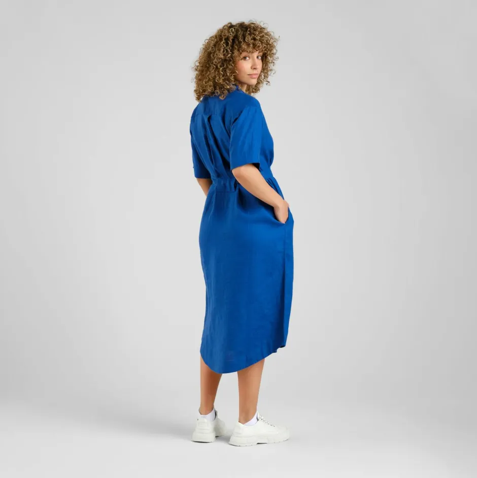 Sale - Women's Shirt Dress Ripa Linen - Kleid Alltagsbekleidung