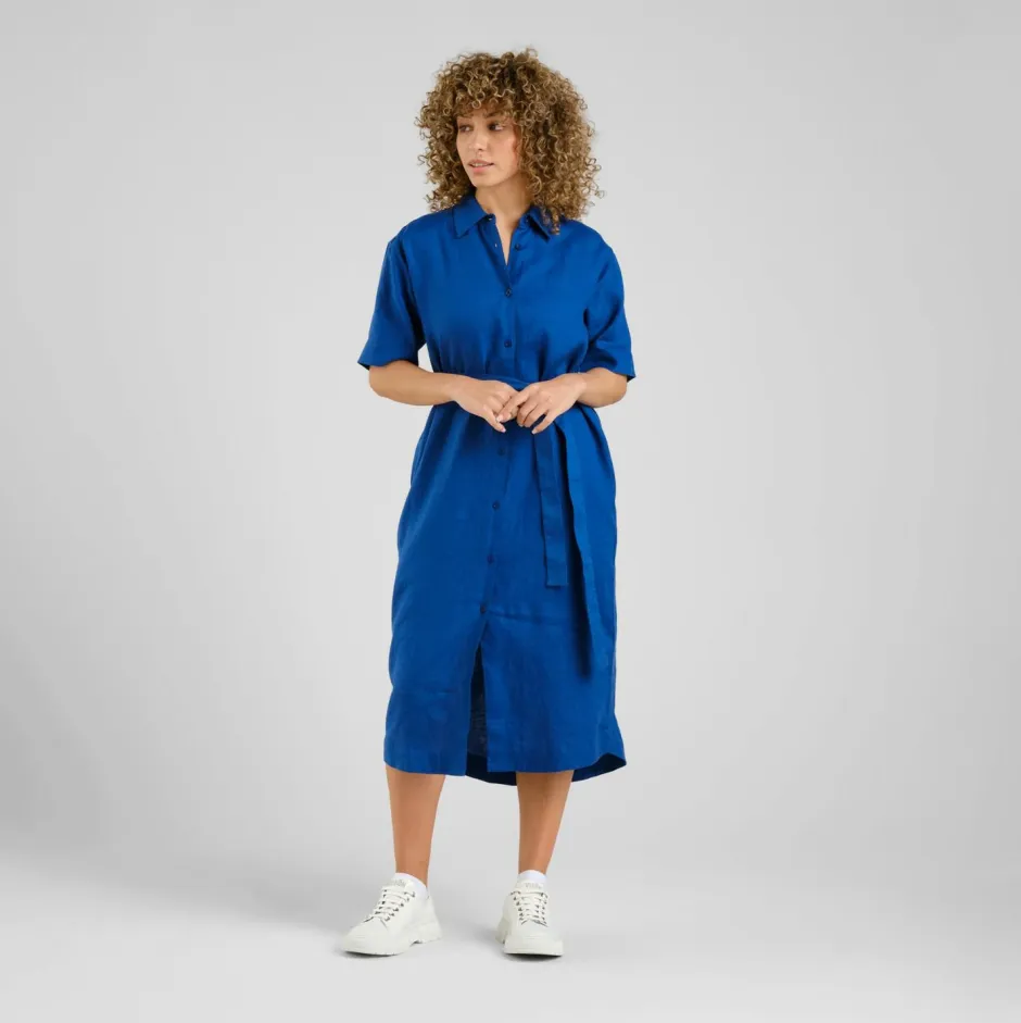 Sale - Women's Shirt Dress Ripa Linen - Kleid Alltagsbekleidung