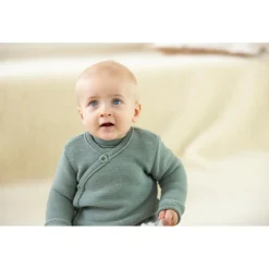 New disana - Kid's Melange-Jacke - Merinojacke