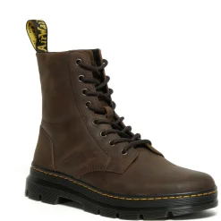 Dr. Martens - Combs Leather Crazy Horse - Freizeitstiefel Dark Brown Hot
