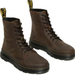 Dr. Martens - Combs Leather Crazy Horse - Freizeitstiefel Dark Brown Hot